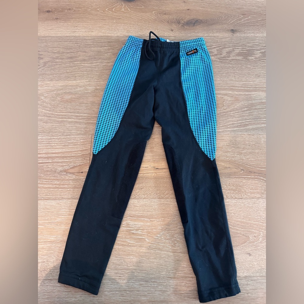 Kerrits girls xl plaid riding tights